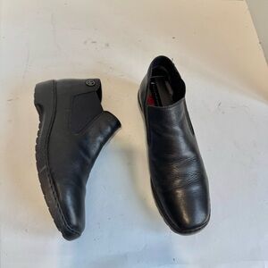 Rieker black leather ankle boots EU 38